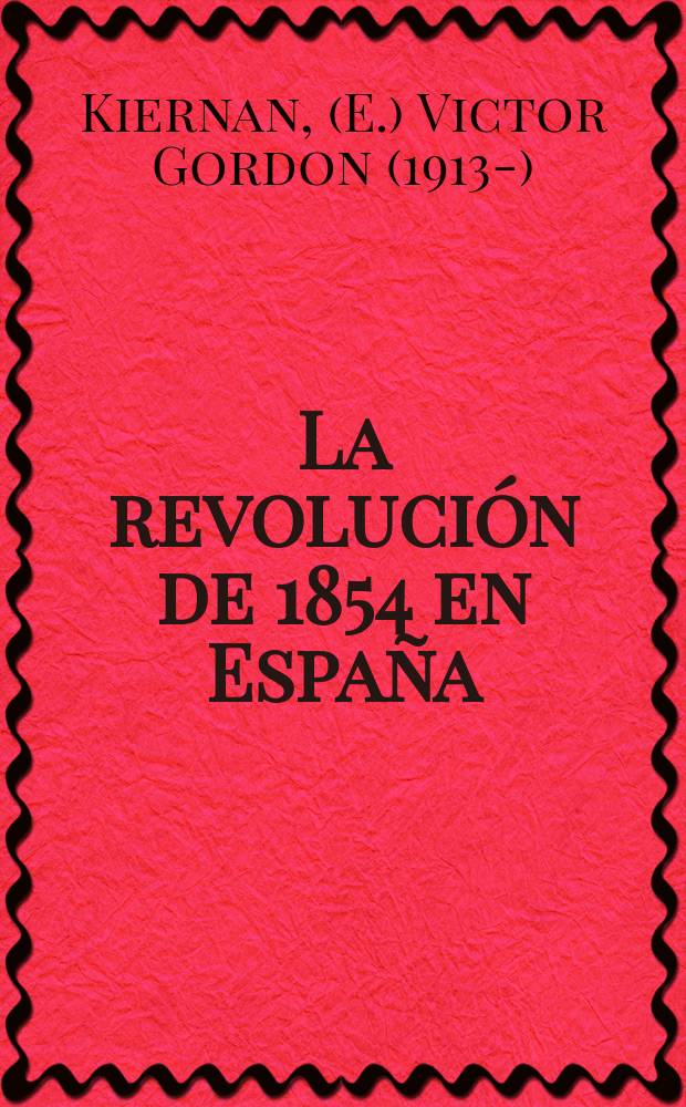 La revolución de 1854 en España
