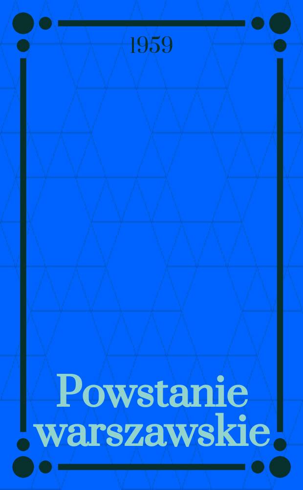 Powstanie warszawskie