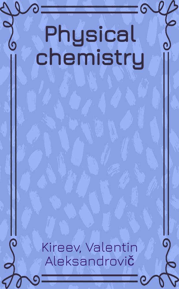 Physical chemistry