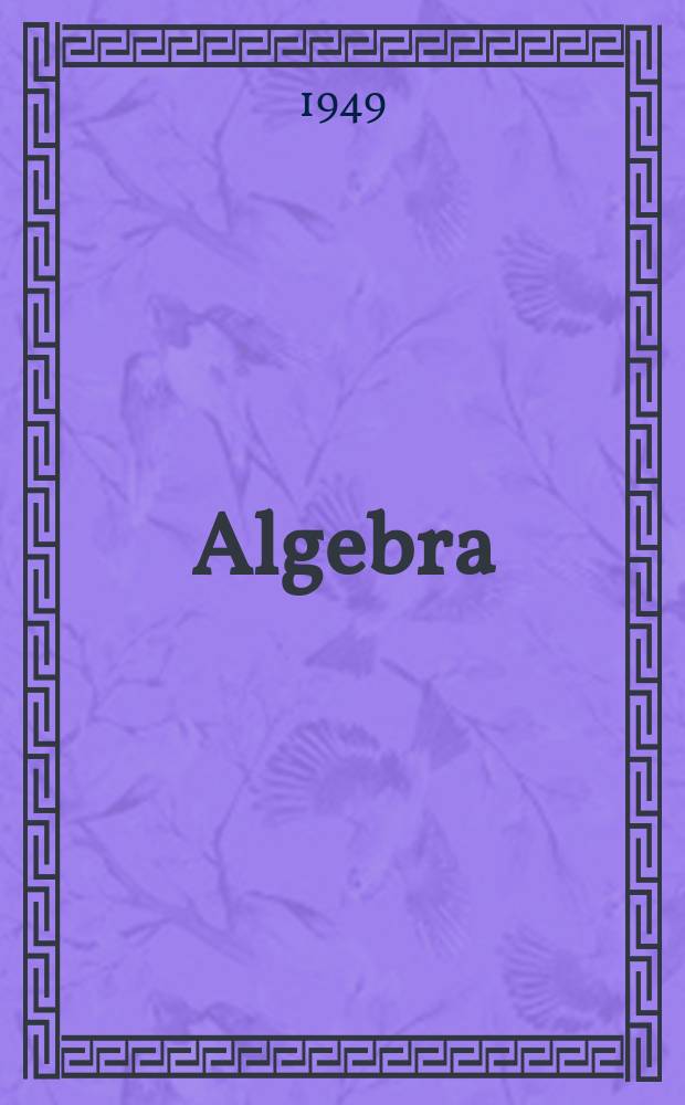 Algebra