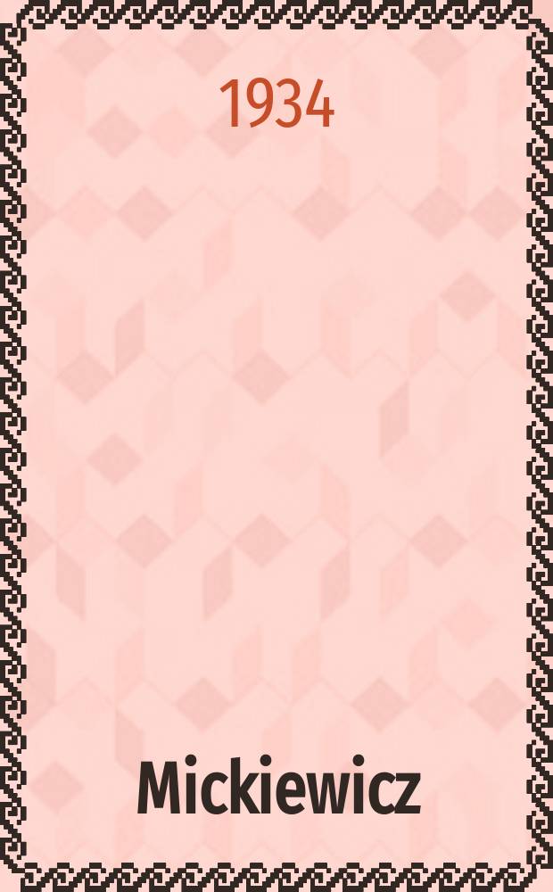 ... Mickiewicz