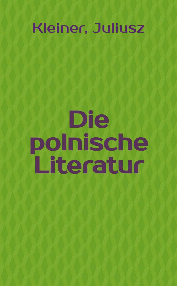 Die polnische Literatur