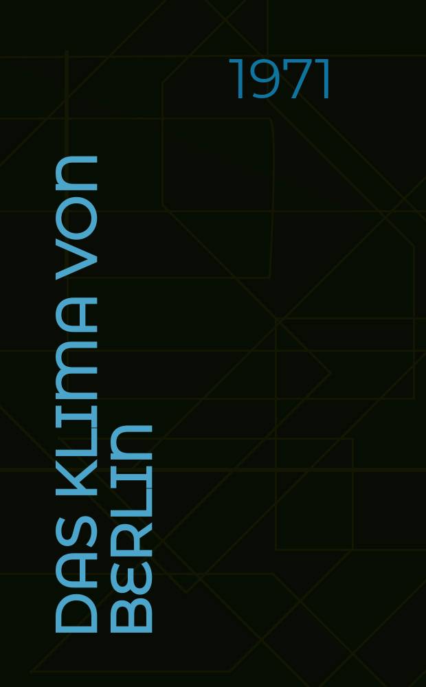 Das Klima von Berlin