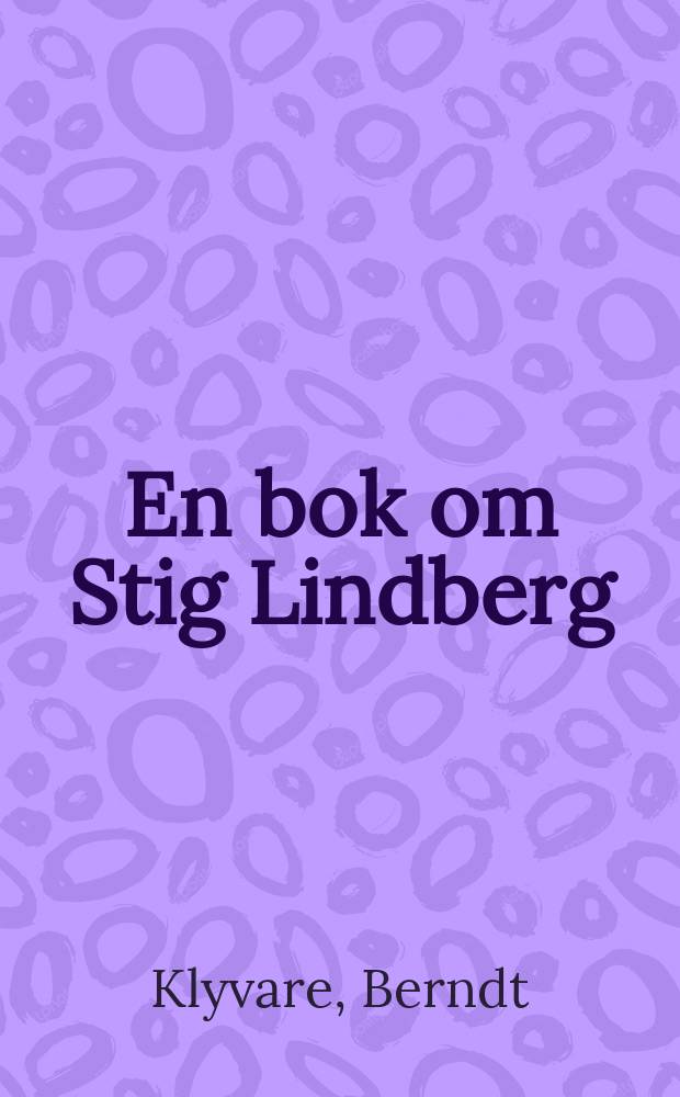 En bok om Stig Lindberg : Banddekor: Stig Lindberg