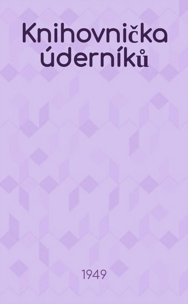 Knihovnička &uacute;dern&iacute;ků