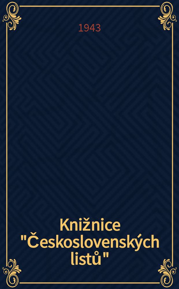 Knižnice "Československ&yacute;ch listů"
