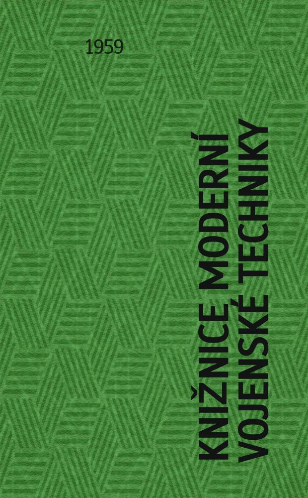 Knižnice moderní vojenské techniky