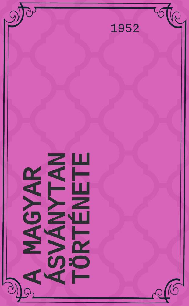 A magyar ásványtan története