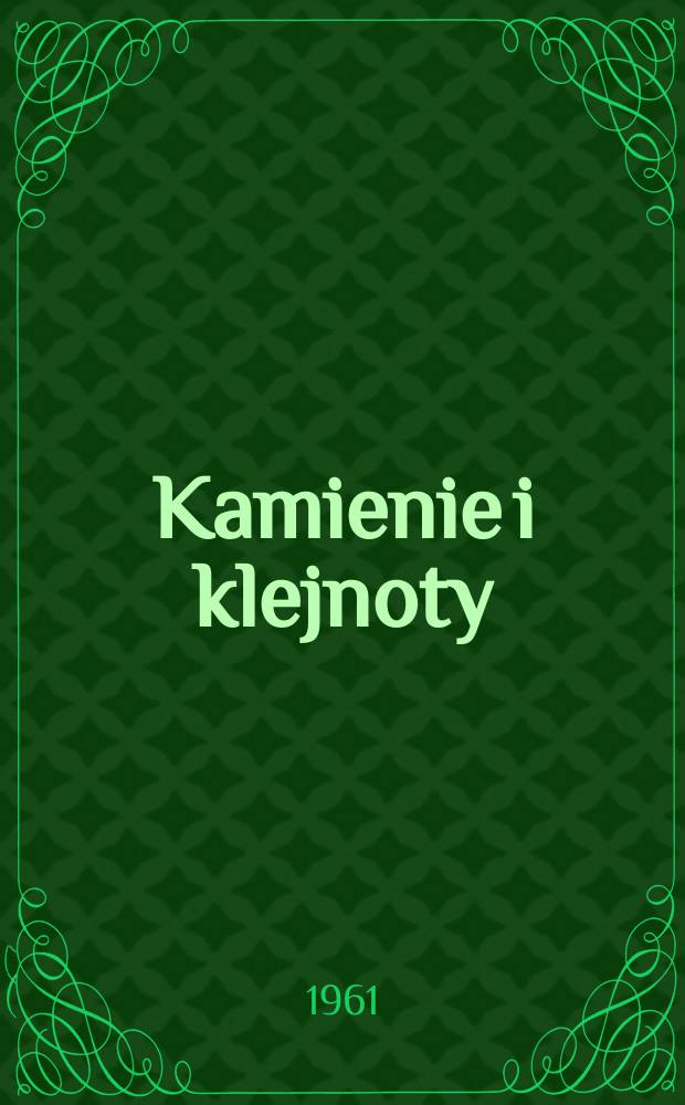 Kamienie i klejnoty
