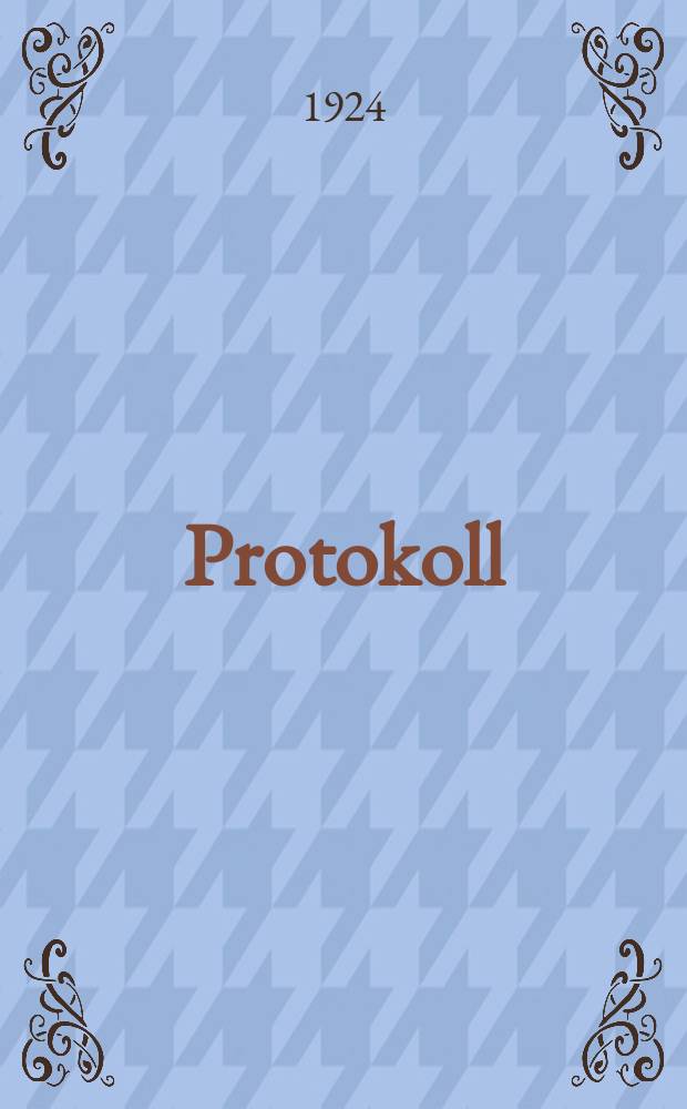 Protokoll