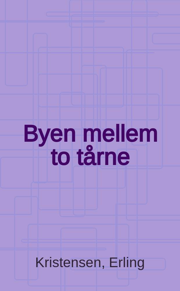 Byen mellem to t&aring;rne : Roman
