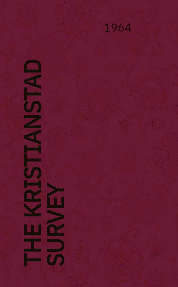 The Kristianstad survey