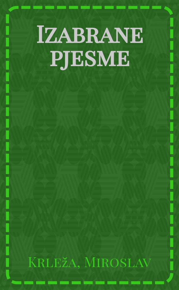 Izabrane pjesme