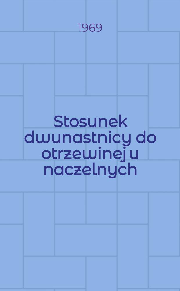 Stosunek dwunastnicy do otrzewinej u naczelnych