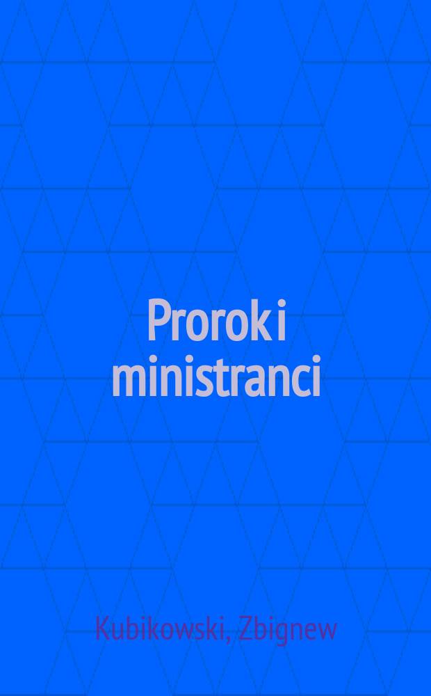 Prorok i ministranci