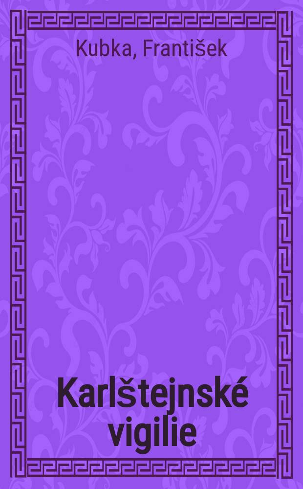 Karlštejnské vigilie