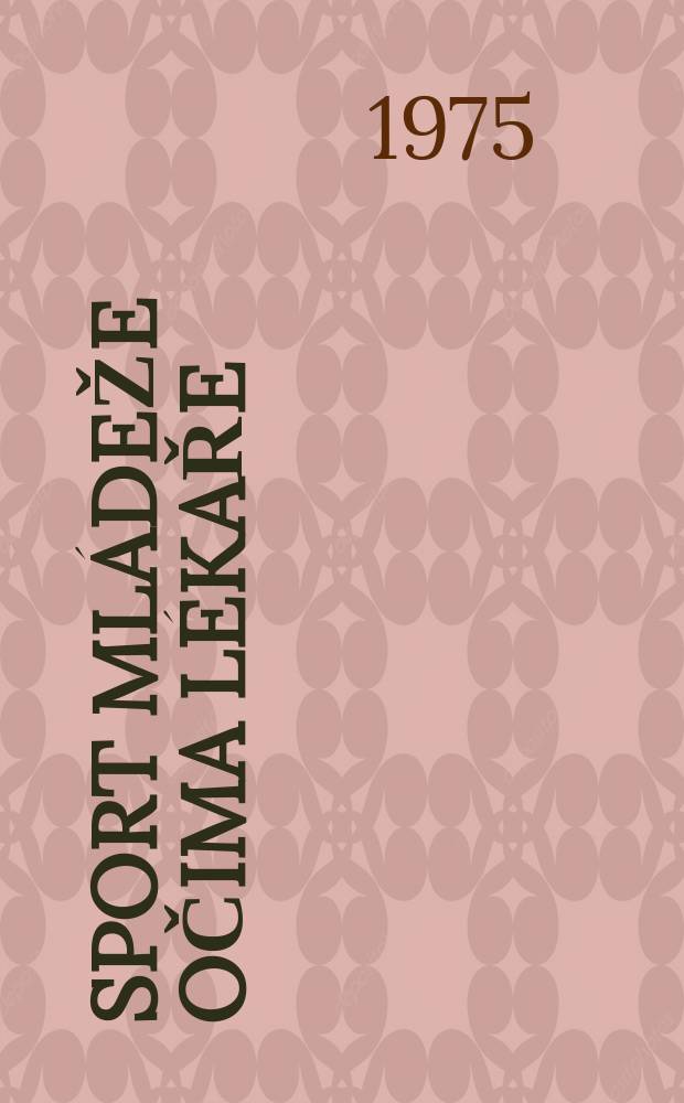 Sport mládeže očima lékaře