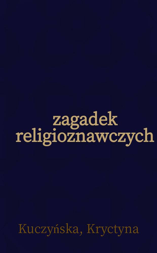 500 zagadek religioznawczych