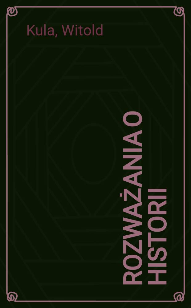 Rozważania o historii