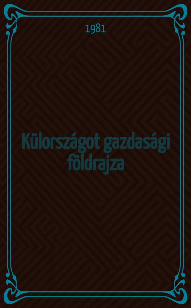 K&uuml;lorsz&aacute;got gazdas&aacute;gi f&ouml;ldrajza : Tank&ouml;nyv a k&ouml;z&eacute;piskol&aacute;k 9. oszt. sz&aacute;m&aacute;ra