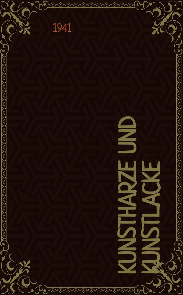 Kunstharze und Kunstlacke