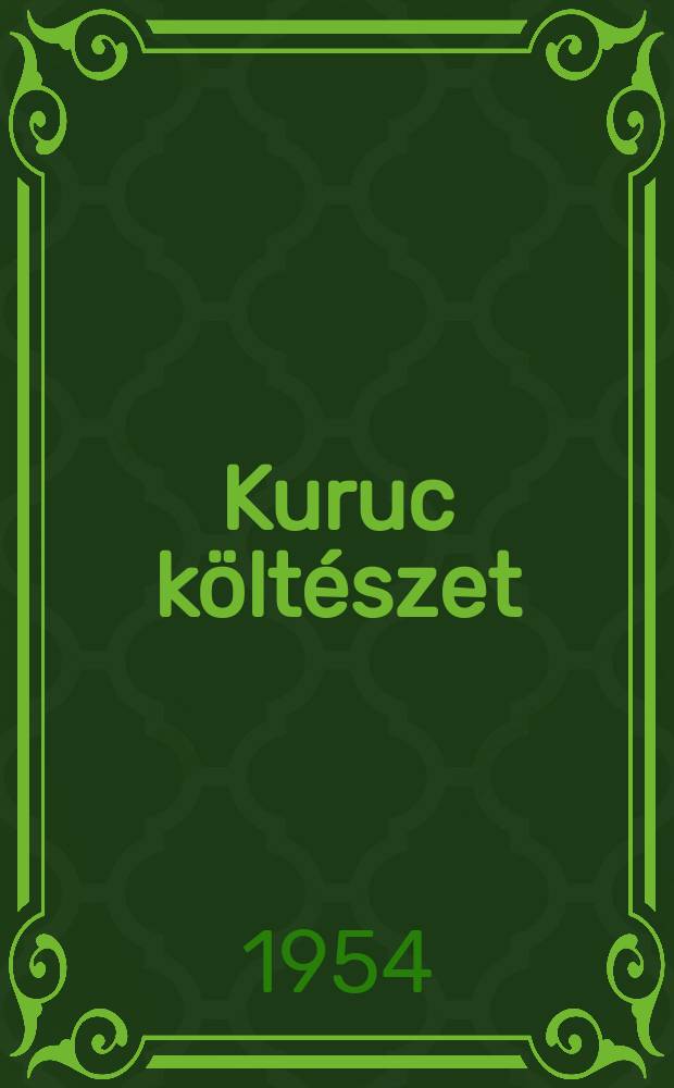Kuruc költészet