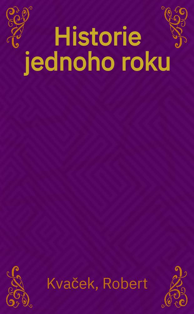 Historie jednoho roku : Rok 1936