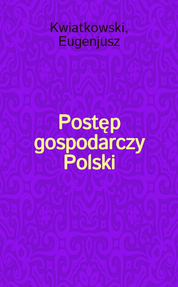 Postęp gospodarczy Polski