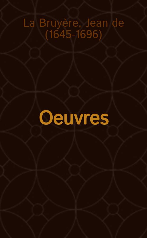 Oeuvres