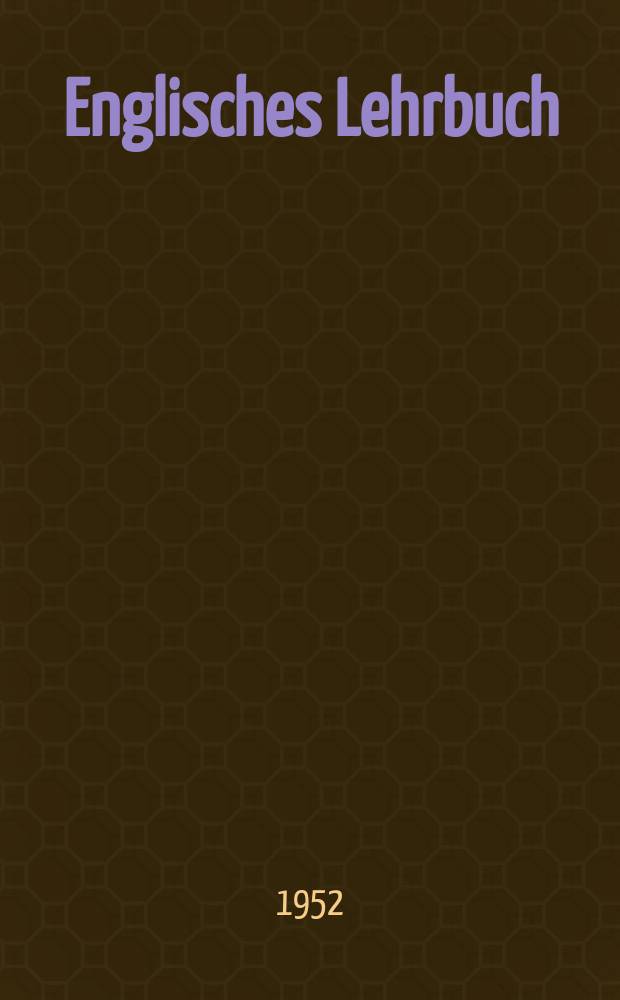 Englisches Lehrbuch