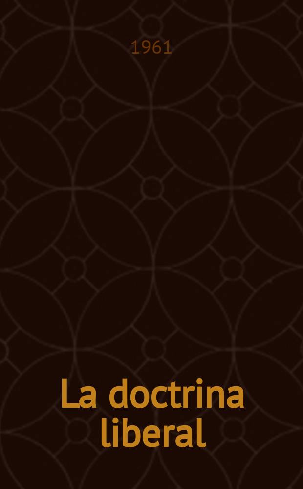 La doctrina liberal