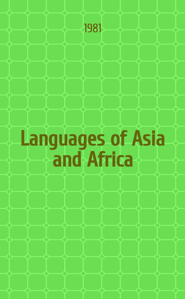 Languages of Asia and Africa