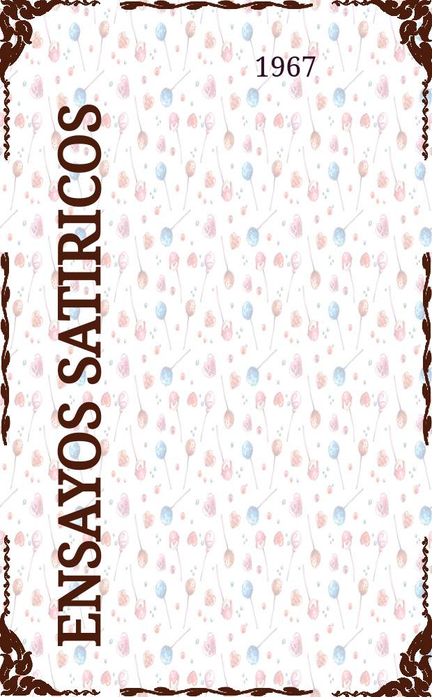 Ensayos satiricos