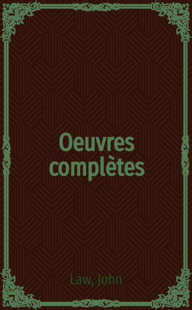 ... Oeuvres complètes