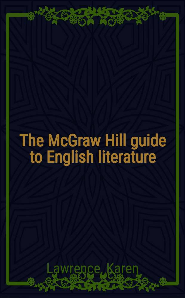 The McGraw Hill guide to English literature