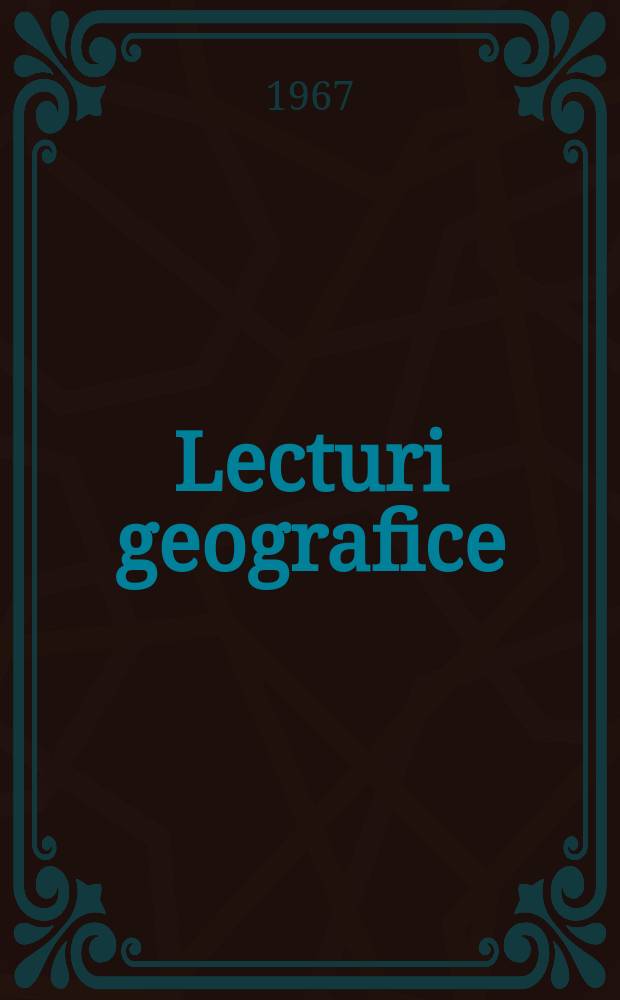 Lecturi geografice