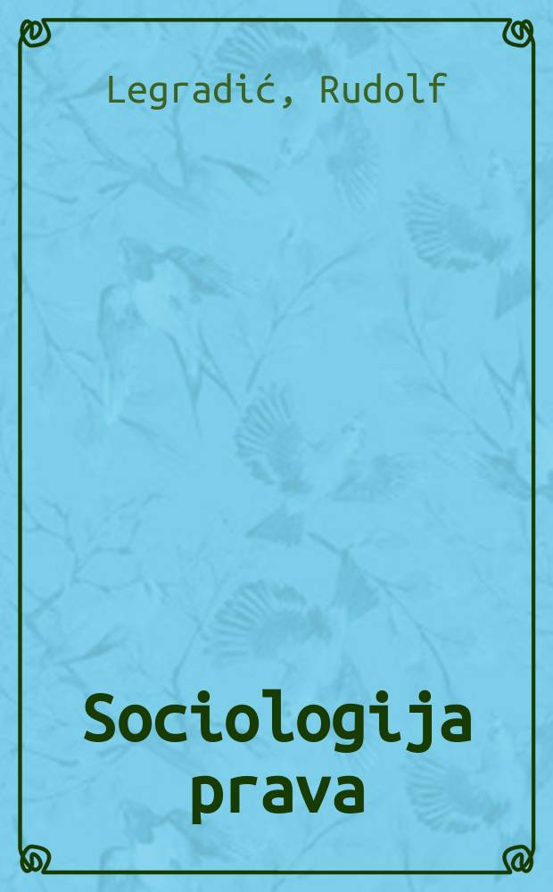 Sociologija prava