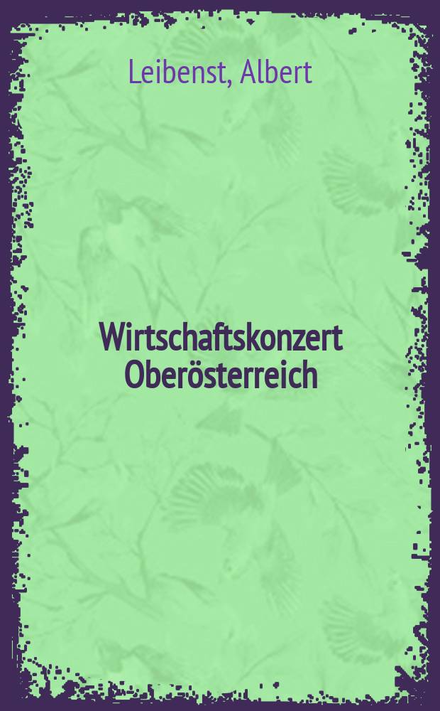 Wirtschaftskonzert Oberösterreich