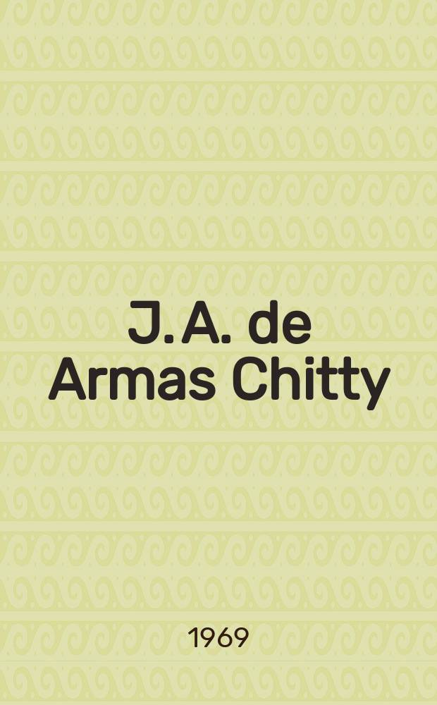 J. A. de Armas Chitty