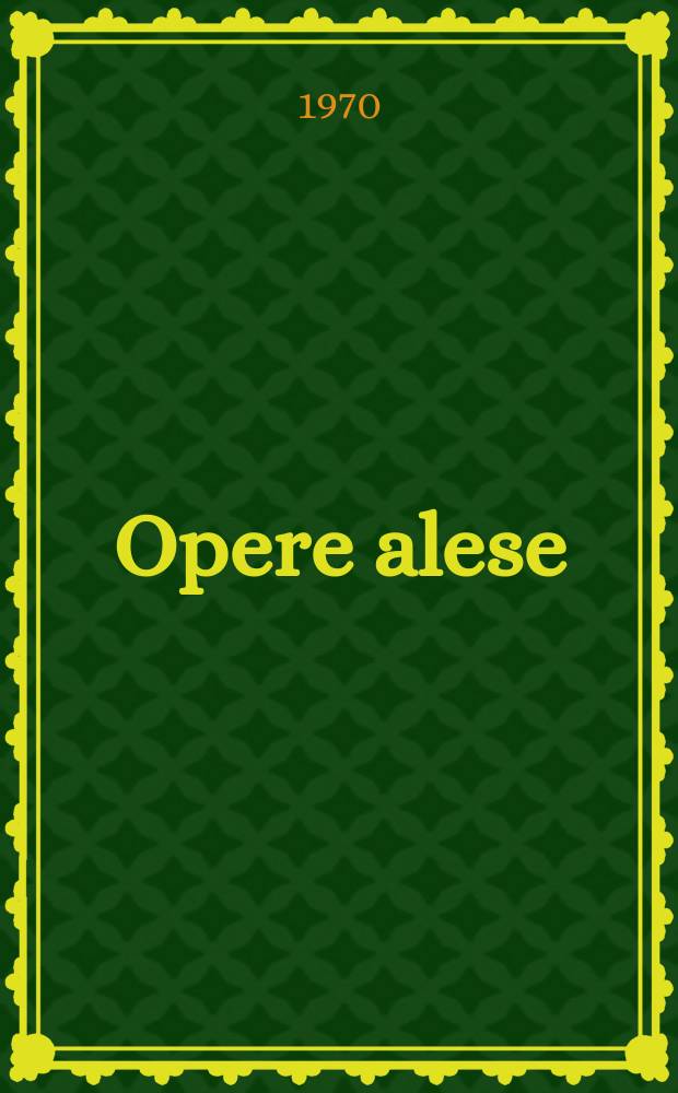 Opere alese