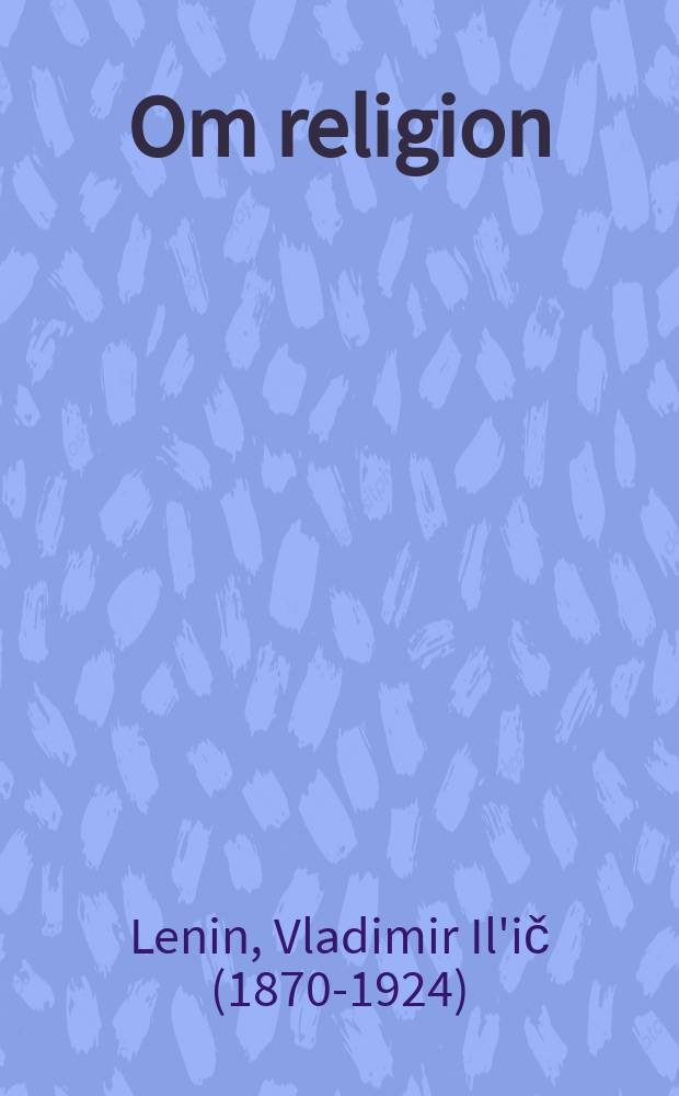 Om religion