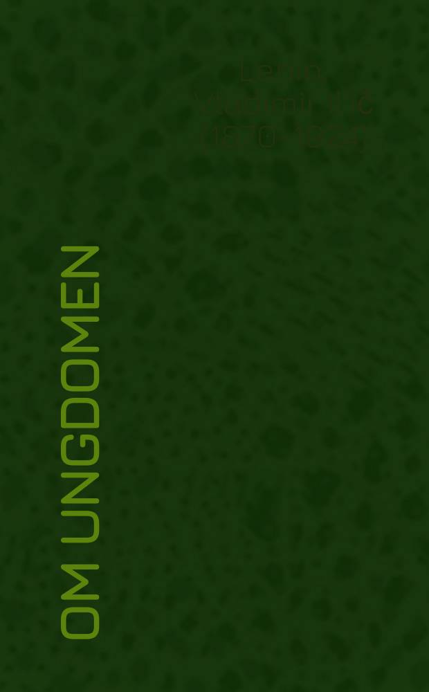 Om ungdomen