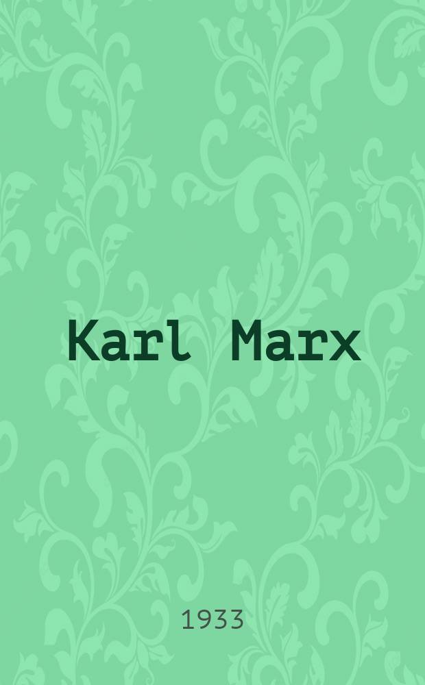 Karl Marx