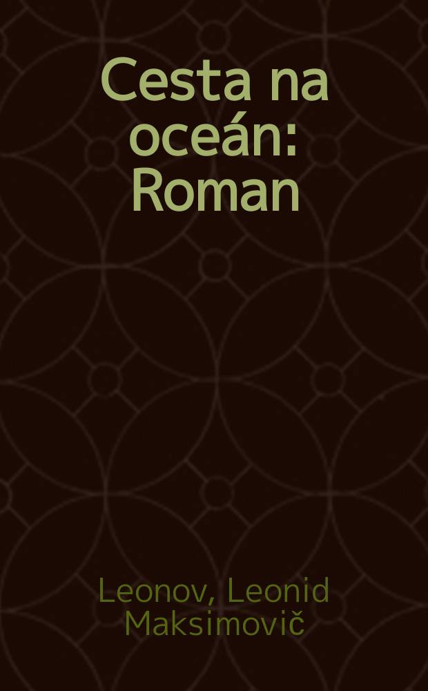 Cesta na oceán : Roman