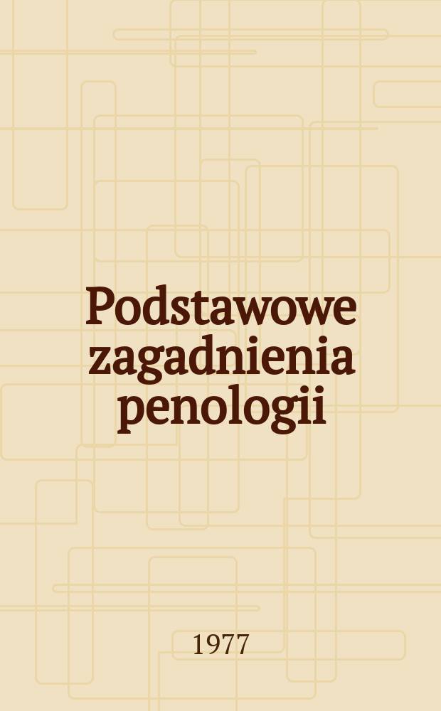 Podstawowe zagadnienia penologii