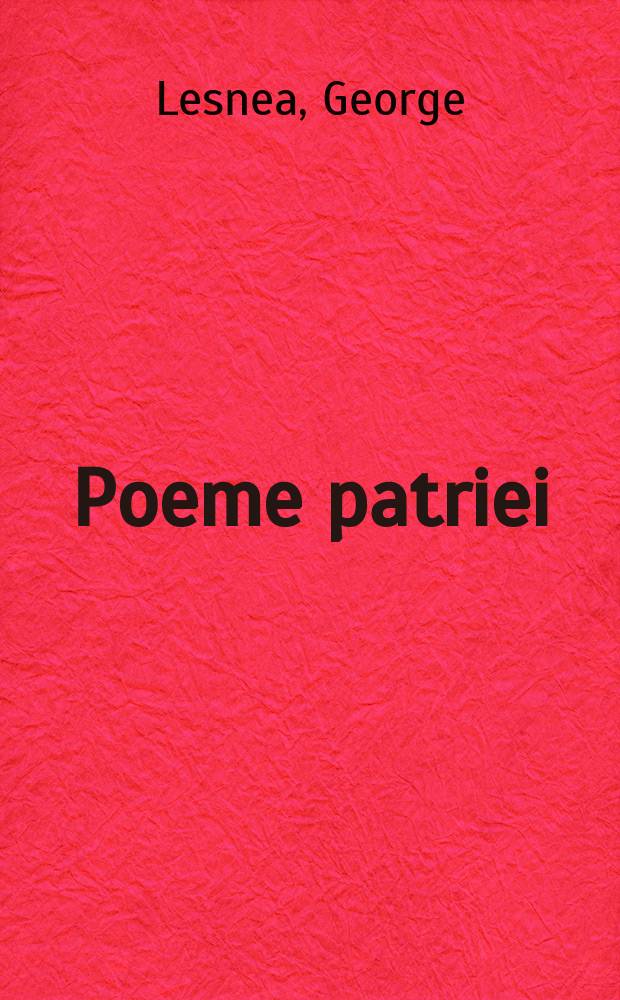 Poeme patriei