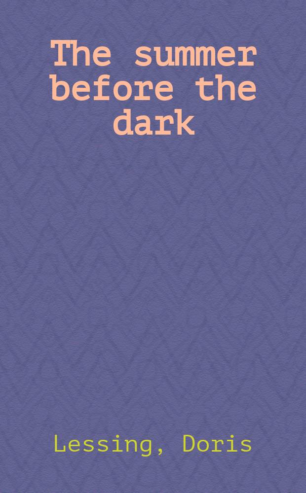The summer before the dark : A novel