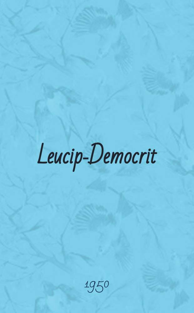 Leucip-Democrit