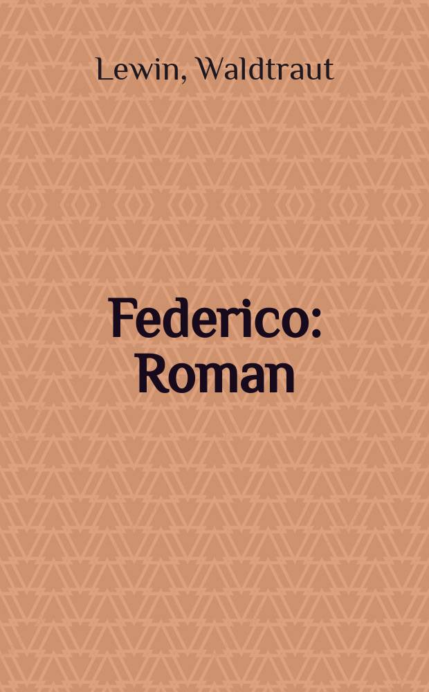 Federico : Roman
