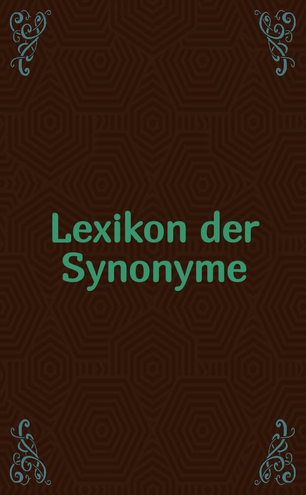 Lexikon der Synonyme